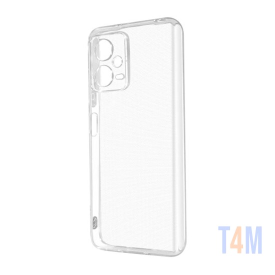 Soft Silicone Case with Camera Shield for Xiaomi Redmi Note 12 5g Transparent